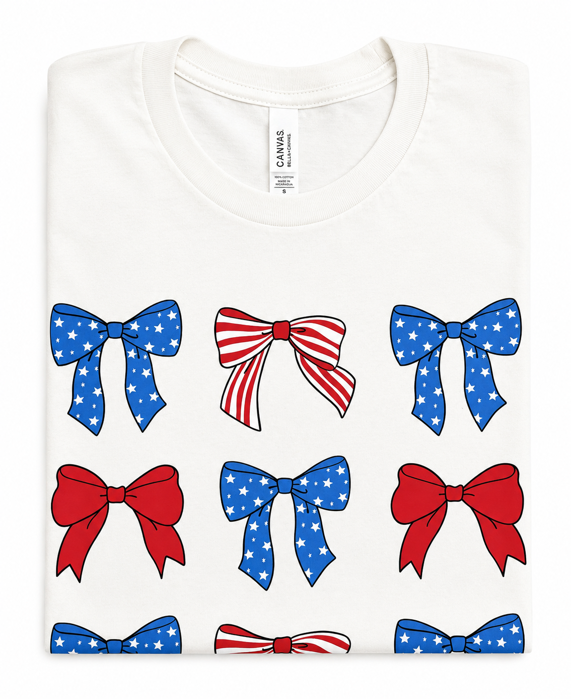 Patriotic Bows  Tee